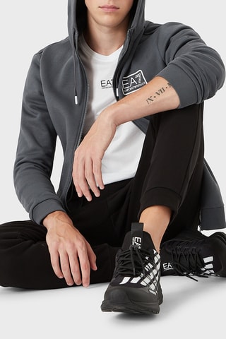 Sweat à capuche et jogging - Noir et gris foncé