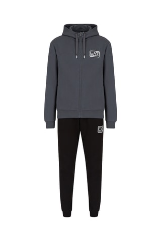 Sweat à capuche et jogging - Noir et gris foncé