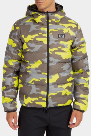 Doudoune réversible à capuche - Noir et gris foncé