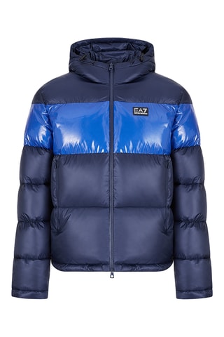 Doudoune à capuche - Bleu
