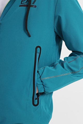 Sweat à capuche et jogging - Bleu canard et noir