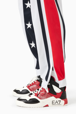 Sweat et jogging - Blanc et rouge
