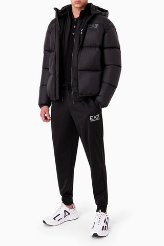Doudoune à capuche - Noir