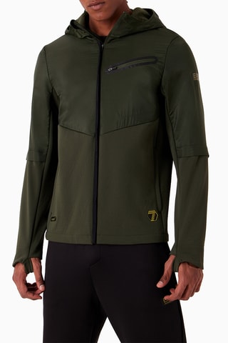 Veste à capuche - Vert