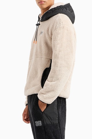 Sweat à capuche - Ecru