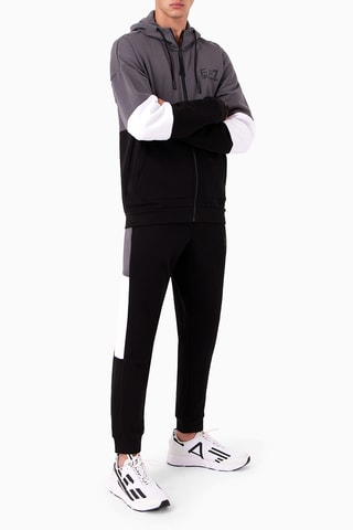 Sweat à capuche et jogging - Noir et gris