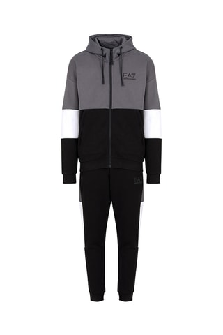 Sweat à capuche et jogging - Noir et gris
