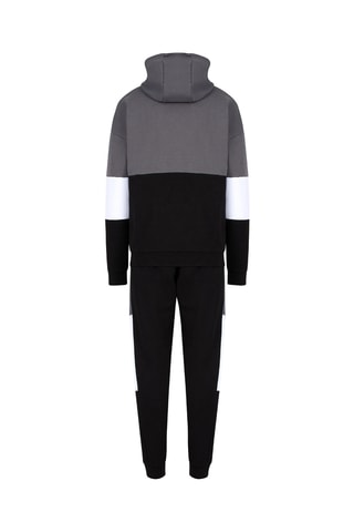 Sweat à capuche et jogging - Noir et gris