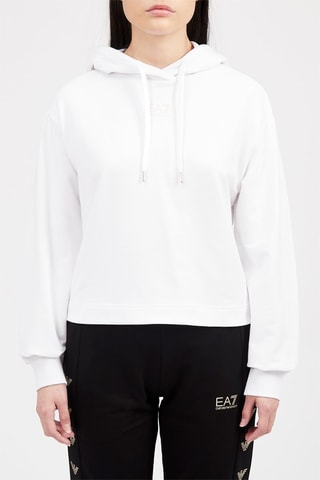 Sweat à capuche  - Blanc - EA7