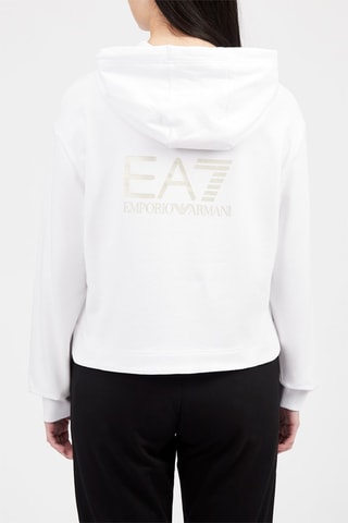Sweat à capuche  - Blanc - EA7