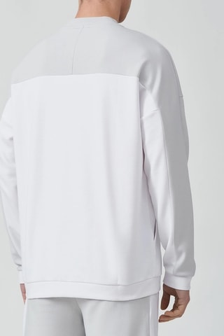 Sweat  - Blanc et gris clair - EA7