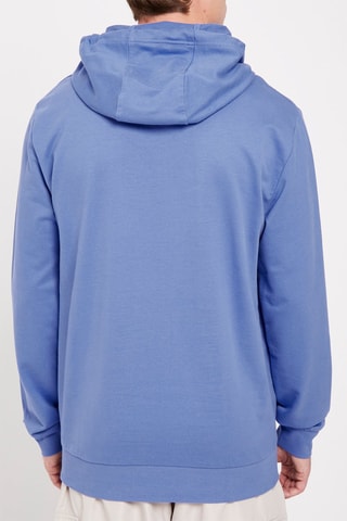 Sweat à capuche Bleu cobalt - EA7