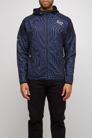 Chaqueta con capucha - Azul cobalto