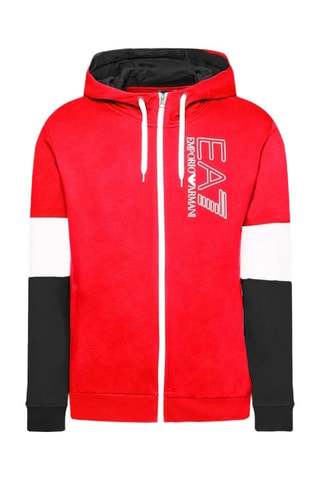 Sweat à capuche et pantalon - Rouge - EA7