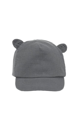 Cappellino con orecchie - Grigio