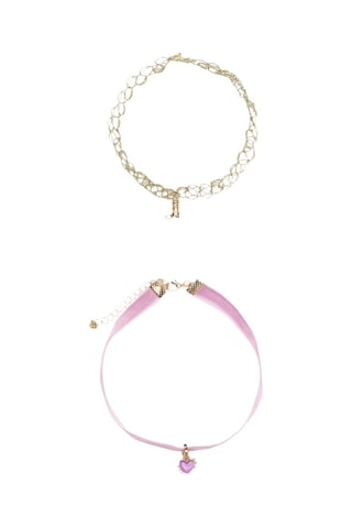 2 bracciali - Dorato e rosa