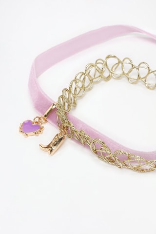 2 bracciali - Dorato e rosa