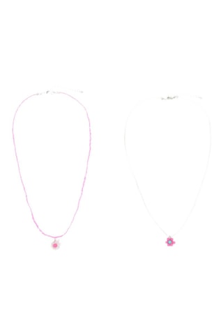 2 collane - Rosa e bianco