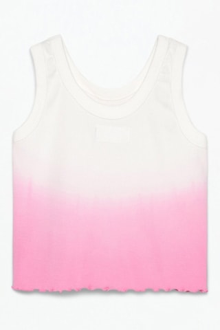 Débardeur dip and dye - Blanc