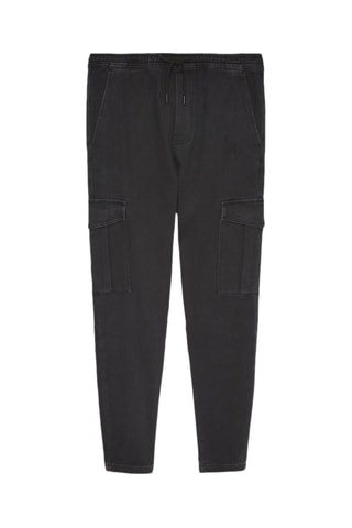 Jeans sportivi in pile - Nero