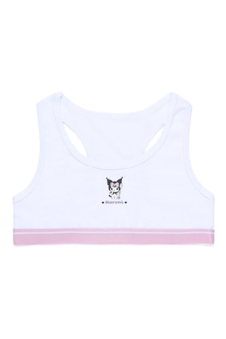 3 top Kuromi Sanrio - Bianco