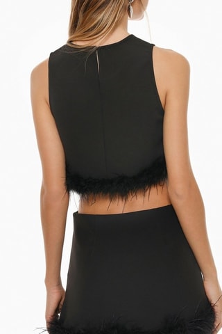 Crop top - Noir