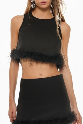 Crop top - Noir