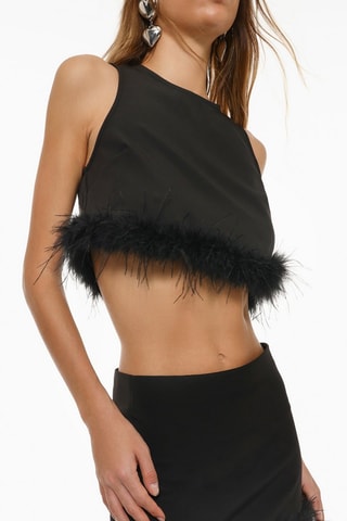 Crop top - Noir