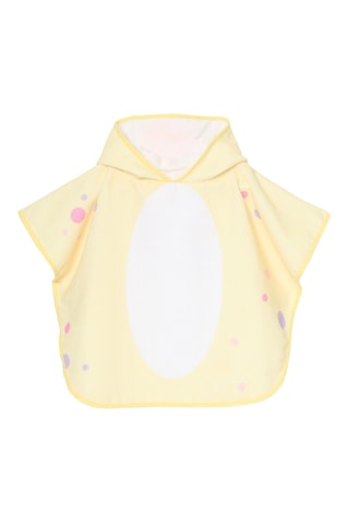 Serviette de bain poncho Jaune