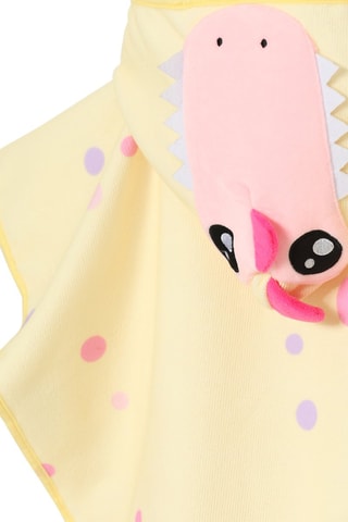 Serviette de bain poncho Jaune