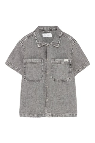 Camicia in jeans - Grigio scuro