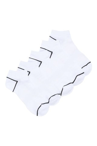 5 paia di calze - Bianco