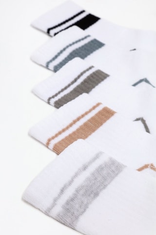 5 paires de chaussettes - Blanc