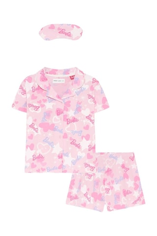 Pigiama 3 pezzi Barbie - Rosa