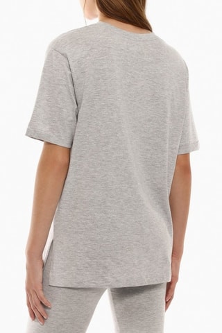 T-shirt oversize - Grigio melange