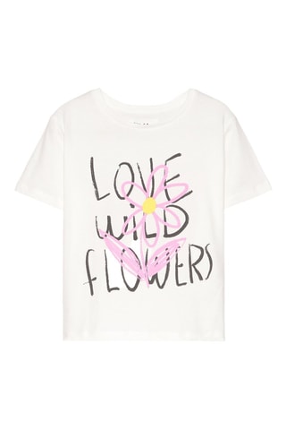 4 t-shirts - Blanc et jaune