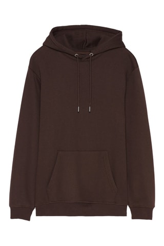 Felpa con cappuccio - Marrone scuro