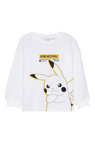 Felpa Pikachu Pokemon - Bianco