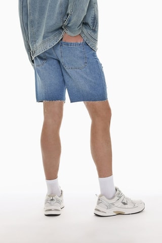Short en jean - Bleu