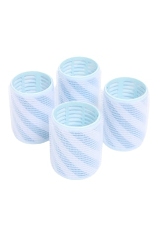 4 bigodini - Azzurro