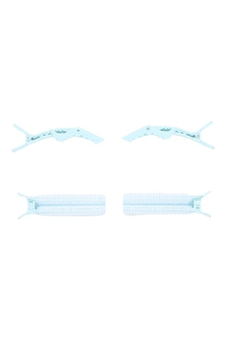 4 pinces à cheveux - Bleu clair