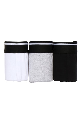 3 boxers - Blanc et gris chiné
