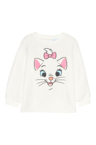 T-shirt pigiama Minou Gli Aristogatti Disney - Bianco