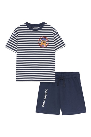 T-shirt e shorts Chase Paw Patrol - Navy