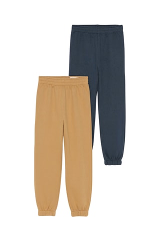 2 pantaloni sportivi - Marrone