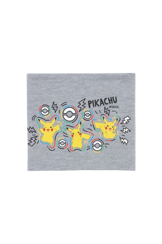 Snood Pikachu Pokémon - Gris chiné