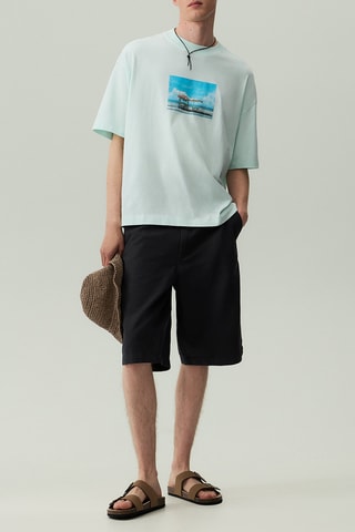 T-shirt - Bleu clair