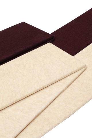 2 collant - Beige e granata