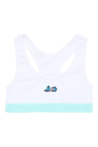 3 top Stitch Lilo e Stitch Disney - Bianco e rosa