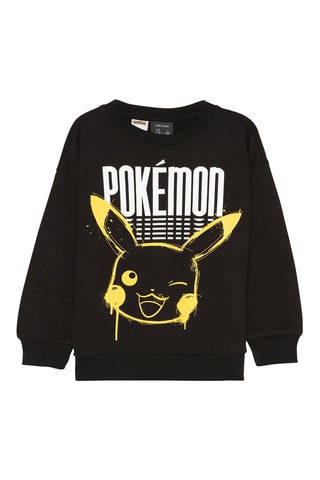 Felpa Pikachu Pokemon - Nero